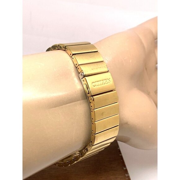 Citizen Men's Watch BM7582-56E Eco Drive Black Dial Gold Stainless Steel 40mm - Picture 11 of 15